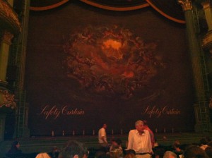 Nottingham Royal Theatre. Curtain Down for Safety!