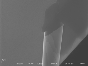 Section used for crossection of film