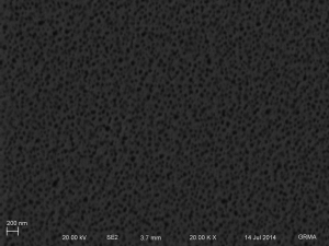 50 nm Freestanding MgF2 700 C anneal, 120s etch, Wafer 1127.