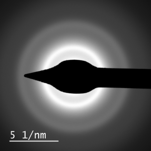 TEM diffraction of NGO RTA 500C