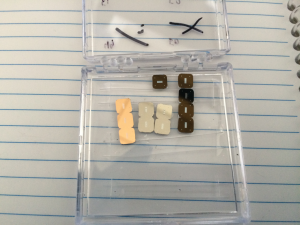 Before Anneal, Platinum and Gold Nanomembranes are wrinkled (heavily stressed)