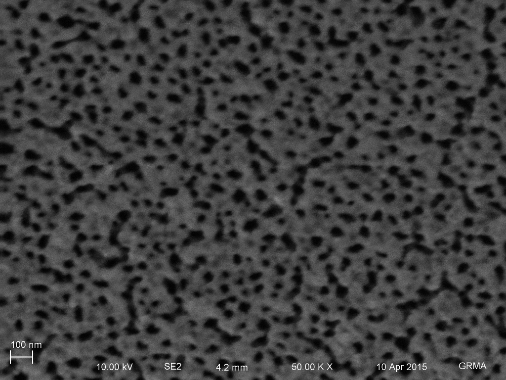 Material is nanoporous.