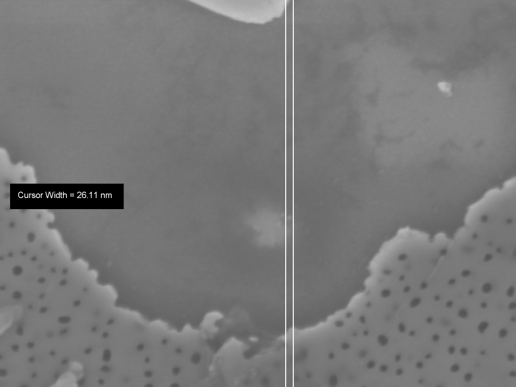 Particles are about the right size.