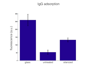 FITC-IgG adsorption